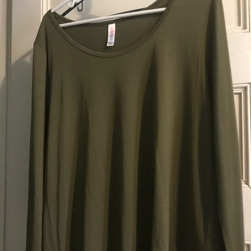 NWT LULAROE army green xl Lynnae